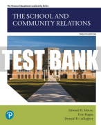 Test Bank For School and Community Relations, The 12th Edition All Chapters