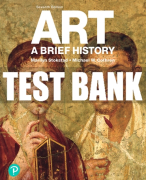Test Bank For Art: A Brief History 7th Edition All Chapters