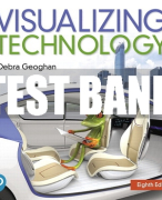 Test Bank For Visualizing Technology 8th Edition All Chapters