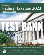 Test Bank For Pearson's Federal Taxation 2023 Comprehensive 36th Edition All Chapters