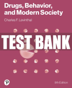 Test Bank For Drugs, Behavior, and Modern Society 9th Edition All Chapters