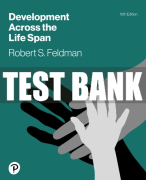 Test Bank For Development Across the Life Span 10th Edition All Chapters