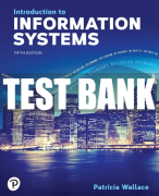 Test Bank For Introduction to Information Systems 5th Edition All Chapters