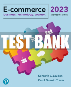 Test Bank For E-Commerce 2023: Business, Technology, Society 17th Edition All Chapters