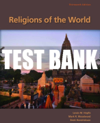 Test Bank For Religions of the World 13th Edition All Chapters