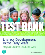 Test Bank For Literacy Development in the Early Years: Helping Children Read and Write 9th Edition All Chapters