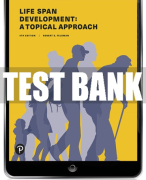 Test Bank For Life Span Development: A Topical Approach 4th Edition All Chapters