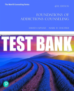 Test Bank For Foundations of Addictions Counseling 4th Edition All Chapters