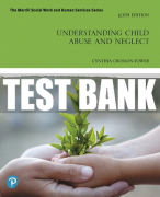 Test Bank For Understanding Child Abuse and Neglect 10th Edition All Chapters
