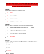 NRNP 6675 EXAM LATEST 2023-2024/NRNP 6675 EXAM ALL 100 QUESTIONS AND 100% CORRECT ANSWERS(VERIFIED ANSWERS) NEWEST UPDATE ALREADY GRADED A
