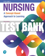 Test Bank For Nursing: A Concept-Based Approach to Learning, Volume 1 3rd Edition All Chapters