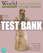 Test Bank For World Civilizations: The Global Experience, Volume 1 8th Edition All Chapters