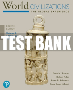 Test Bank For World Civilizations: The Global Experience, Volume 2 8th Edition All Chapters