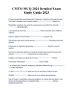 CMTO MCQ 2024 Detailed Exam Study Guide 2023