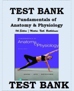 Fundamentals of Anatomy & Physiology 11th Edition, Martini, Test Bank