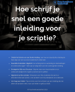 Hoe schrijf je snel een goede inleiding voor je scriptie?