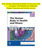 WGU C458 Health, Fitness and Wellness Test Study Guides 
