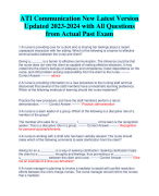 2024 Exam Cram NCLEX PN Practice Exam  New Latest Version with All Questions and  100% Correct Answers