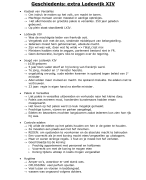 Geschiedenis 4e middelbaar; Lodewijk XIV ( de 14e). 