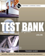 Test Bank For Drywall, Level 1 1st Edition All Chapters