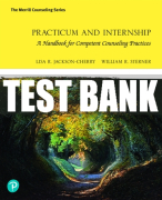 Test Bank For Practicum and Internship: A Handbook for Competent Counseling Practices 1st Edition All Chapters