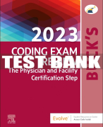 Test Bank For Buck's 2023 Coding Exam Review, 1st - 2023 All Chapters