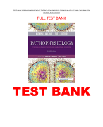 Pathophysiology The Biologic Basis for Disease in Adults and Children 8th Edition Test bank Chapter 1-50 | Complete Guide