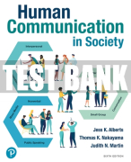 Test Bank For Human Communication in Society 6th Edition All Chapters