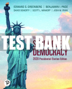 Test Bank For Struggle for Democracy, The 13th Edition All Chapters