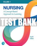 Test Bank For Nursing: A Concept-Based Approach to Learning, Volume 1 4th Edition All Chapters