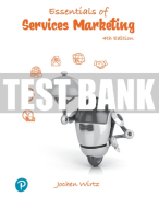 Test Bank For Essentials of Services Marketing 4th Edition All Chapters