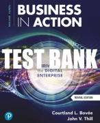 Test Bank For Business in Action 10th Edition All Chapters