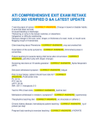 PHARMACOLOGY RN HESI EXIT VERSION 1 (V1) TEST-BANK Next Generation Format ALL 100% CORRECT – GUARANTEED A++