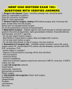 NRNP 6560 MIDTERM EXAM 190+ QUESTIONS WITH VERIFIED ANSWERS 