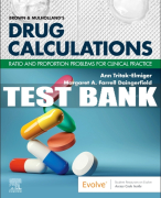 Test Bank For Brown and Mulholland’s Drug Calculations, 12th - 2022 All Chapters