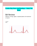 Cardiac Ekg Notes And Readings -  Study The Heart!