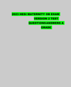 hesi_maternity_ob_exam 2023/2024 new update