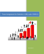 Team Assignment Statistics 1
