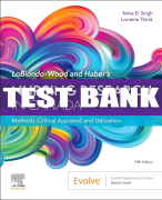 Test Bank For Nursing Research in Canada, 5th - 2022 All Chapters