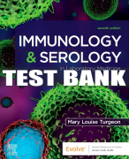 Test Bank For Immunology & Serology in Laboratory Medicine, 7th - 2022 All Chapters