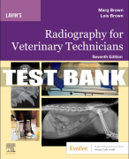 Test Bank For Lavin's Radiography for Veterinary Technicians, 7th - 2022 All Chapters