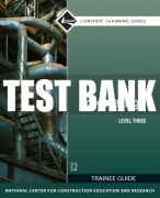 Test Bank For Boilermaking, Level 3 2nd Edition All Chapters