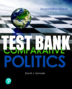 Test Bank For Comparative Politics, Updated Edition 2nd Edition All Chapters