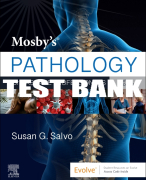Test Bank For Mosby's Pathology for Massage Professionals, 5th - 2022 All Chapters