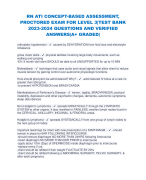 RN ATI CONCEPT-BASED ASSESSMENT,  PROCTORED EXAM FOR LEVEL 3|TEST BANK  2023-2024 QUESTIONS AND VERIFIED  ANSWERS|A+ GRADED|