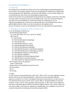 Sociaal Recht, accountancy, hoofdstuk 1