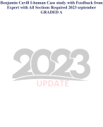  ANSWERS  latest update november 2023 guaranteed exam solutions graded A 