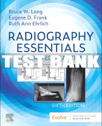 Test Bank For Radiography Essentials for Limited Practice, 6th - 2021 All Chapters