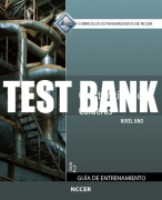 Test Bank For Boilermaking, Level 1 (in Spanish) 2nd Edition All Chapters