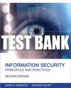 Test Bank For Information Security: Principles and Practices 2nd Edition All Chapters
